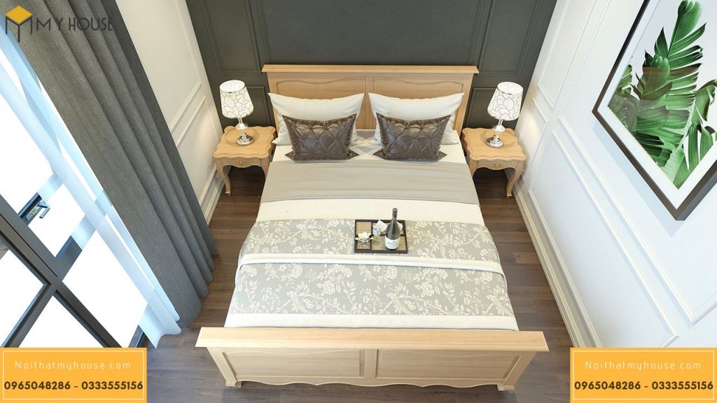 Phòng ngủ VIP được bố trí tinh tế tạo sự đơn giản thoải mái cho khách hàng
