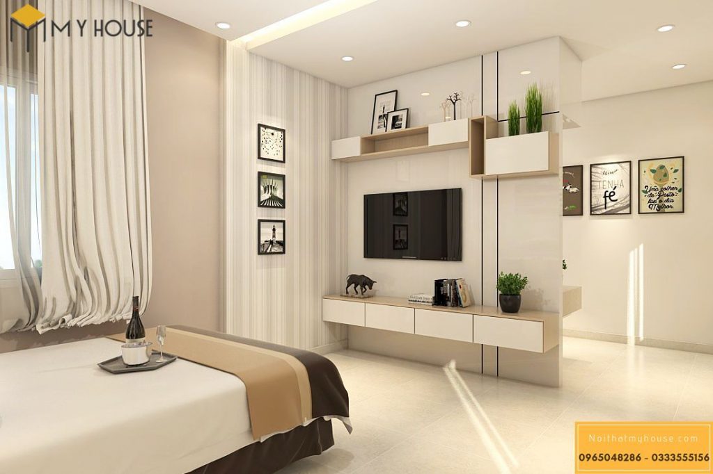 Phòng ngủ master thiết kế đơn giản tinh tế - View 2