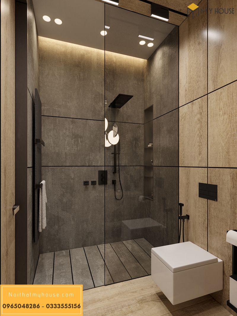 Phòng tắm chung cư cao cấp - góc view 7