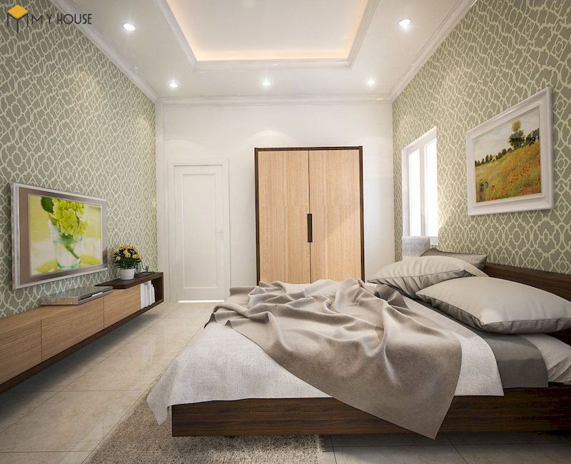 Nội thất phòng ngủ hiện đại đơn giản - Góc view 2