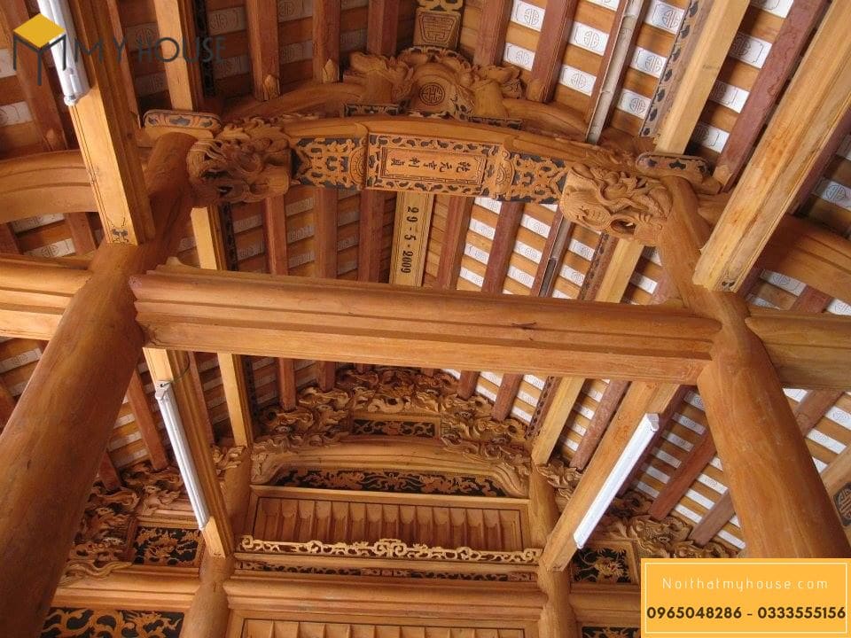 Nhà cổ làm từ gỗ sến đẹp