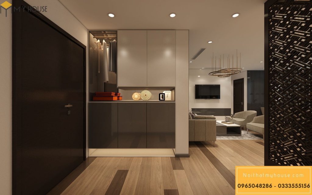 Thiết kế nội thất phòng bếp chung cư đẹp - View 3