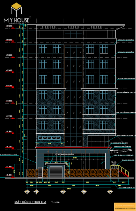 Hồ sơ kiến trúc khách sạn 1