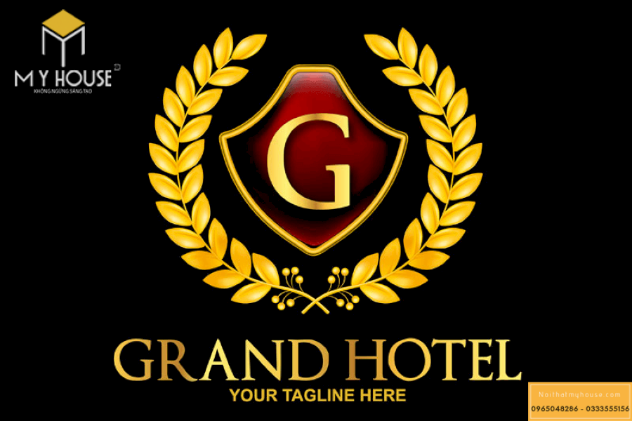 Logo khách sạn đẹp _ Mẫu 12