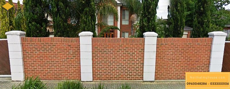 Xây tường rào bằng gạch block hay gạch không nung đang trở thành xu hướng phổ biến hiện nay