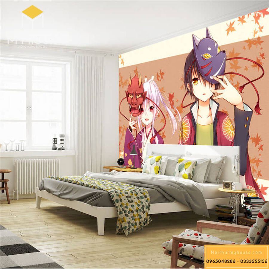 Phòng ngủ anime đẹp, đặc sắc - mẫu 4