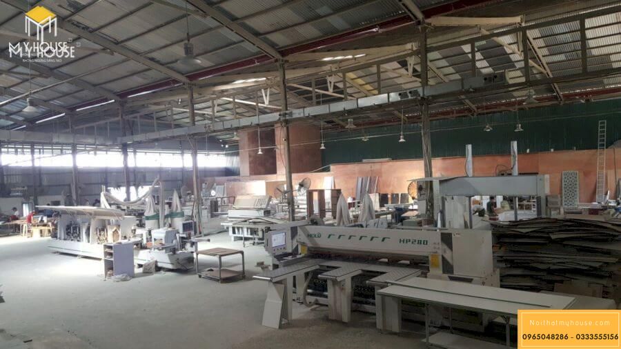 Xưởng sản xuất đồ gỗ nội thất văn phòng chuyên nghiệp tại Hà Nội _ View 10
