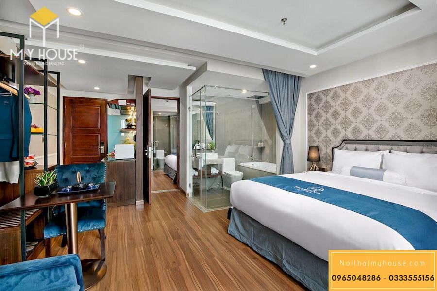 Phòng ngủ khách sạn VIP - mẫu7