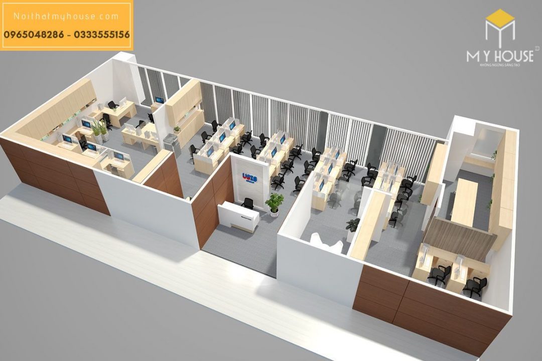 Thiết kế nội thất văn phòng Hà Nội 3
