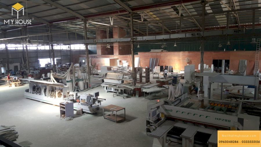 Hình ảnh nhà máy sản xuất nội thất đồ gỗ chuyên nghiệp tại Hà Nội _ View 1
