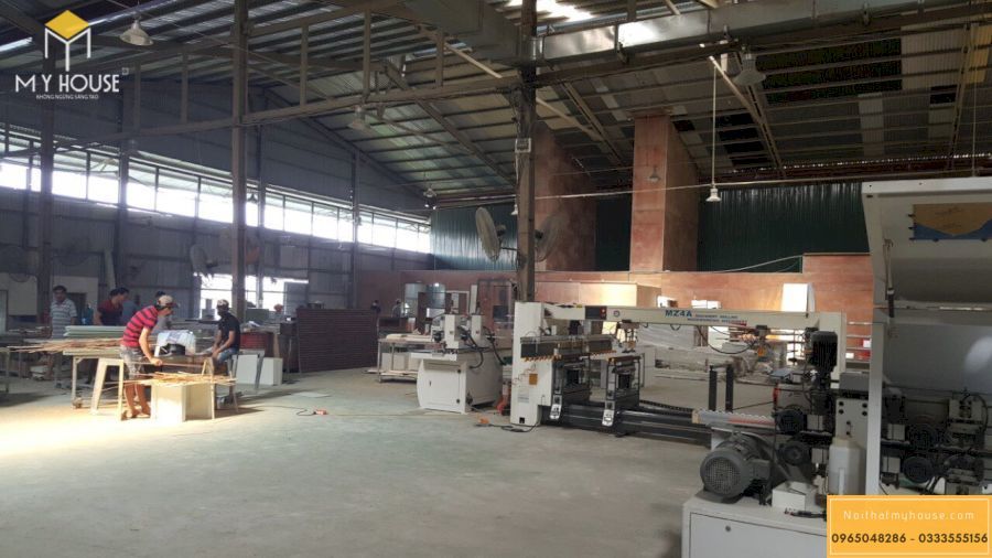 Hình ảnh nhà máy sản xuất nội thất đồ gỗ chuyên nghiệp tại Hà Nội _ View 4