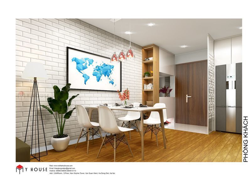 Mẫu thiết kế nội thất chung cư hiện đại, nội thất thông minh nhỏ gọn - View 4