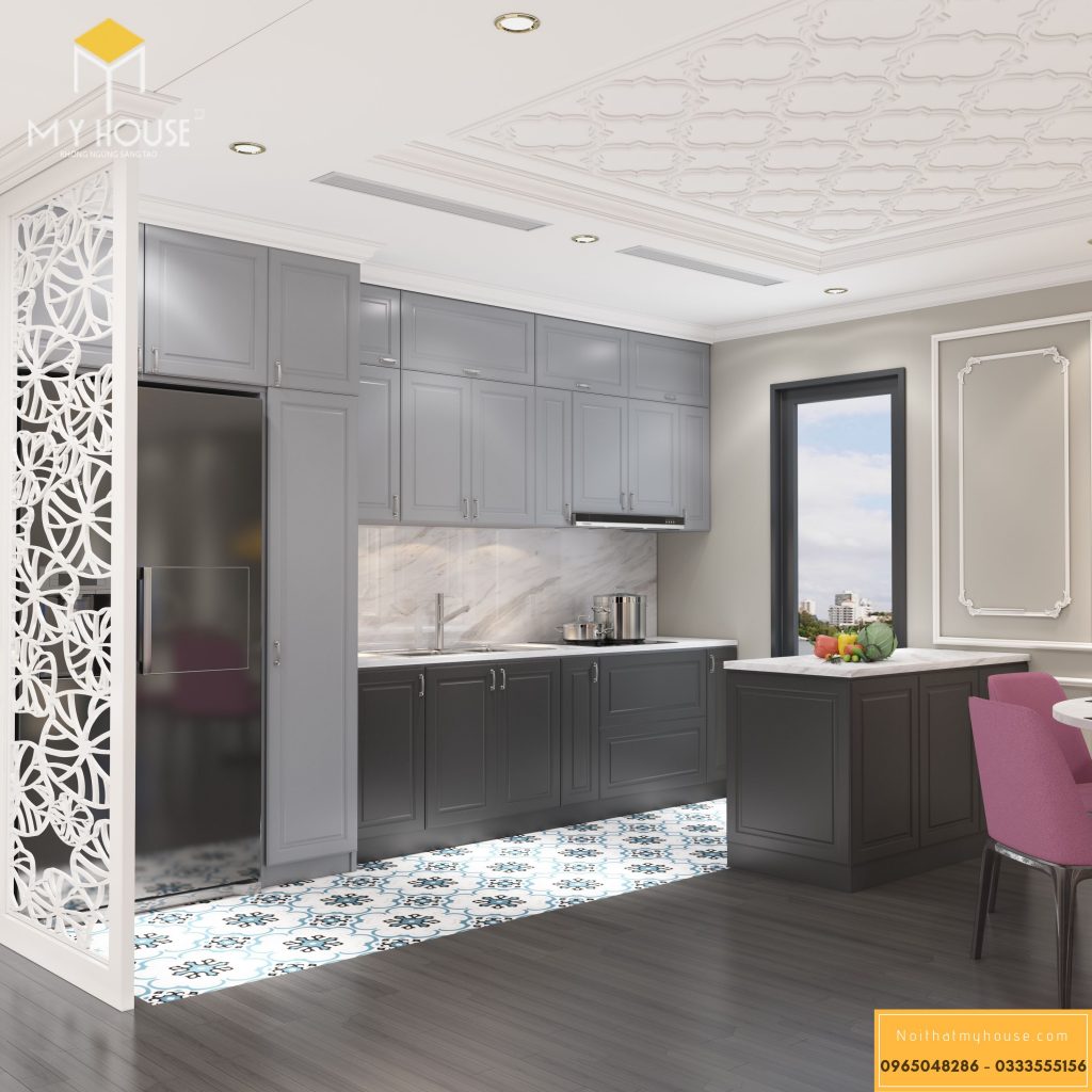 Thiết kế nội thất phòng bếp cao cấp - View 1