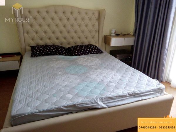 Combo giường ngủ phong cách tân cổ điển cao cấp - Mẫu 13