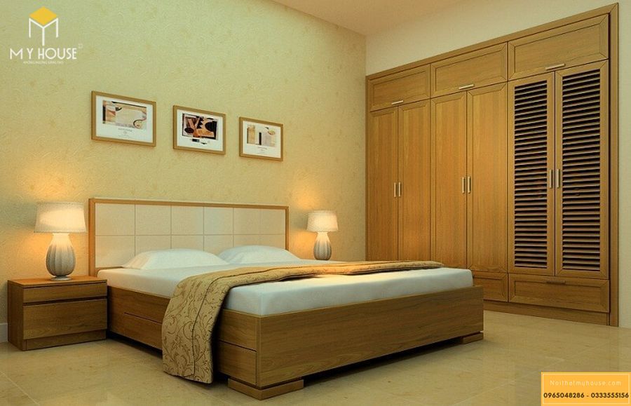 Mẫu nội thất giường tủ khách sạn đẹp 2022 - Mẫu 12