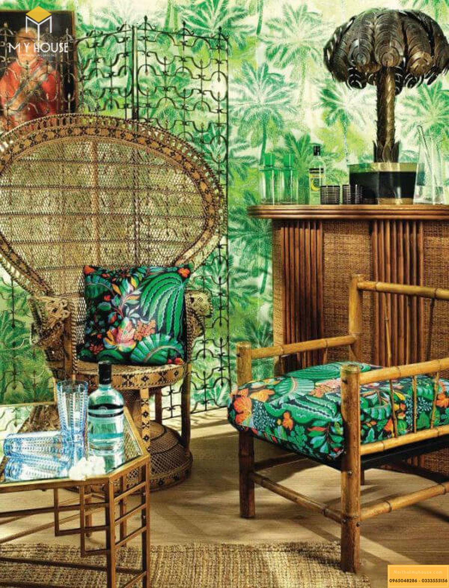 Mẫu thiết kế nội thất phong cách tropical - Mẫu 12