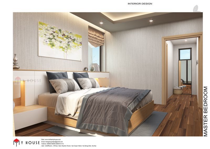 Mẫu thiết kế nội thất căn hộ bằng gỗ Sồi đẹp ấn tượng - View 7