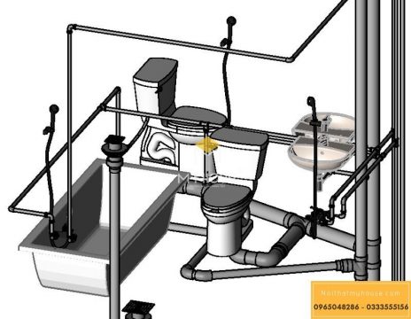 Sơ đồ cấp thoát nước nhà dân dụng 13