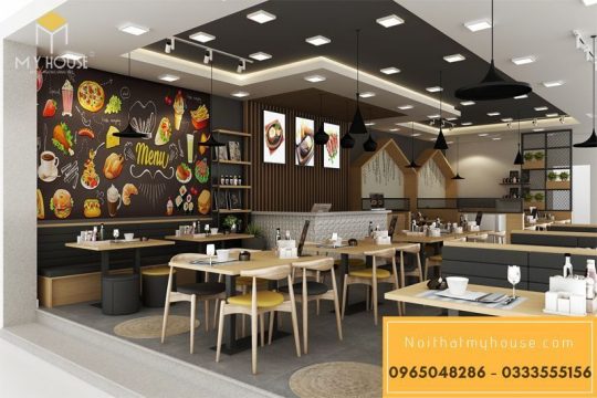 Thiết kế nội thất nhà hàng ăn nhanh 15