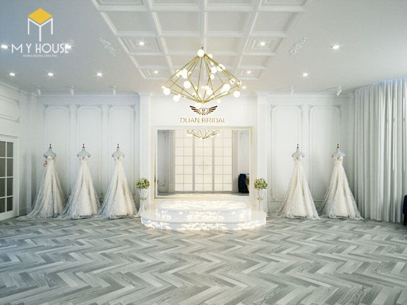 Thiết kế nội thất showroom áo cưới - View 1