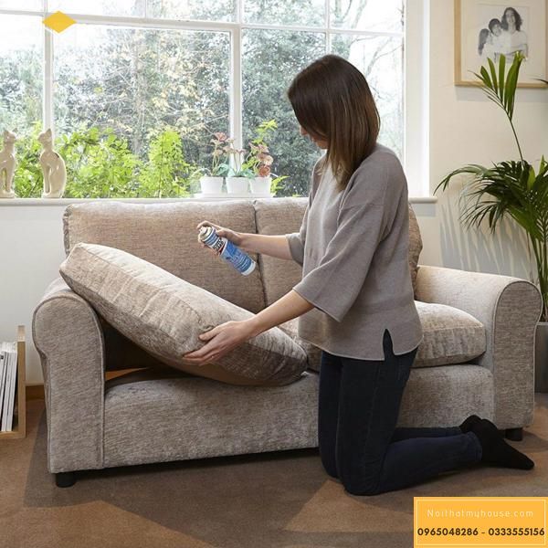 Cách vệ sinh ghế sofa vải nỉ
