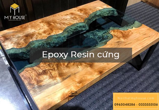 Bàn gỗ kết hợp Epoxy Resin độc đáo