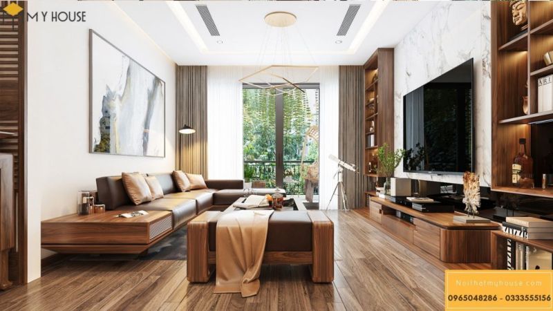 Sofa gỗ hiện đại thời thượng hơn, tối ưu cho không gian