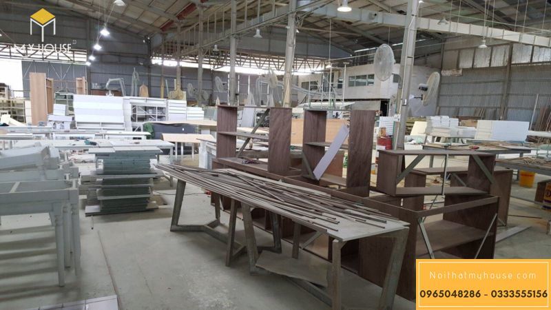 Cơ sở vật chất hiện đại của xưởng sản xuất sofa