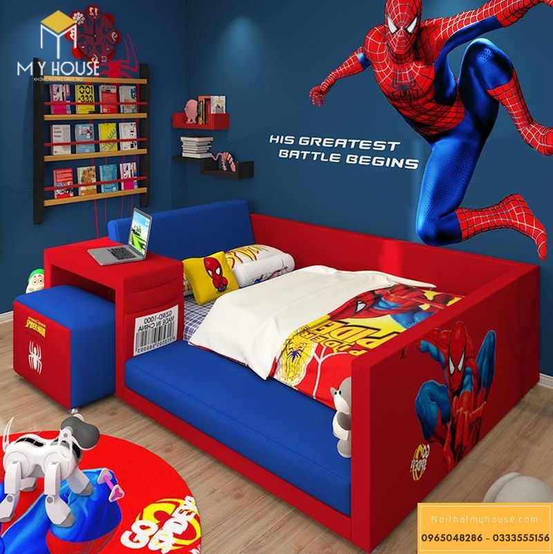 Giường ngủ người nhện Spider Man