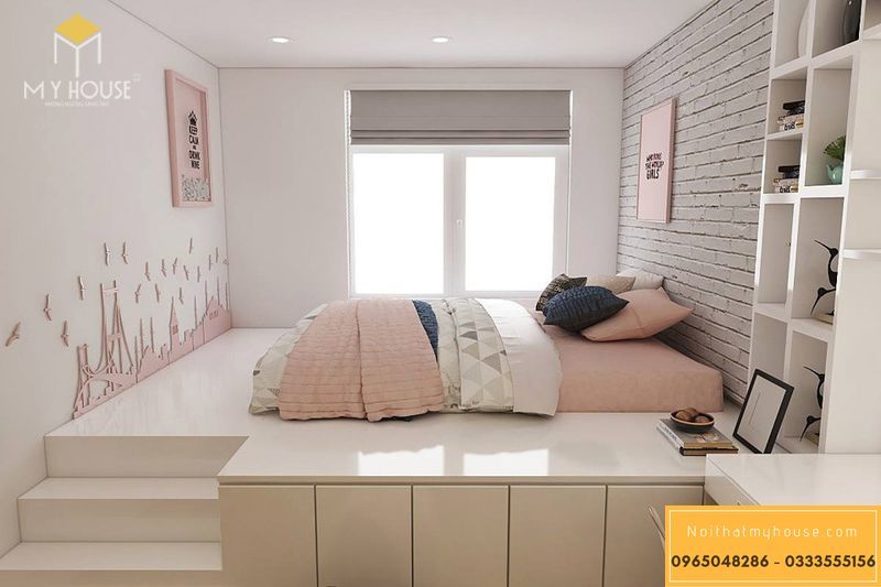 Phòng ngủ vợ chồng nên sơn màu tím, phòng ngủ với sắc tím tăng thêm sự hạnh phúc cho lứa đôi