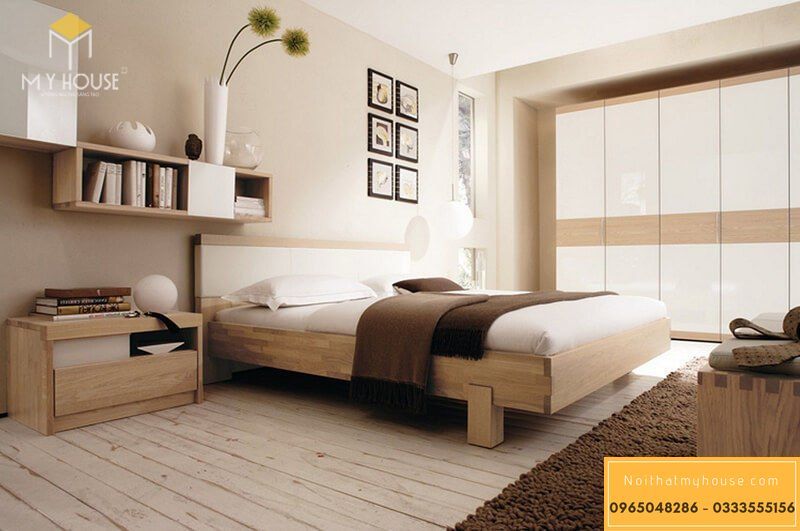Nội thất phòng ngủ phong cách Nhật - Mẫu 2