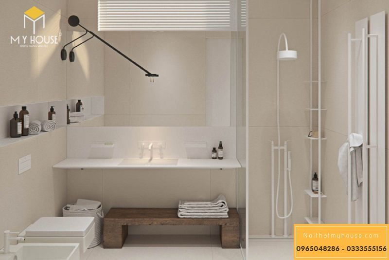 Phòng tắm thiết kế diện đại ấn tượng - M7