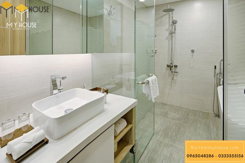 Phòng tắm thiết kế diện đại ấn tượng - M2