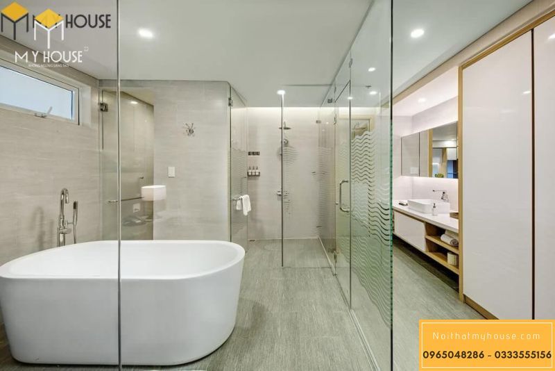 Phòng tắm thiết kế diện đại ấn tượng - M13