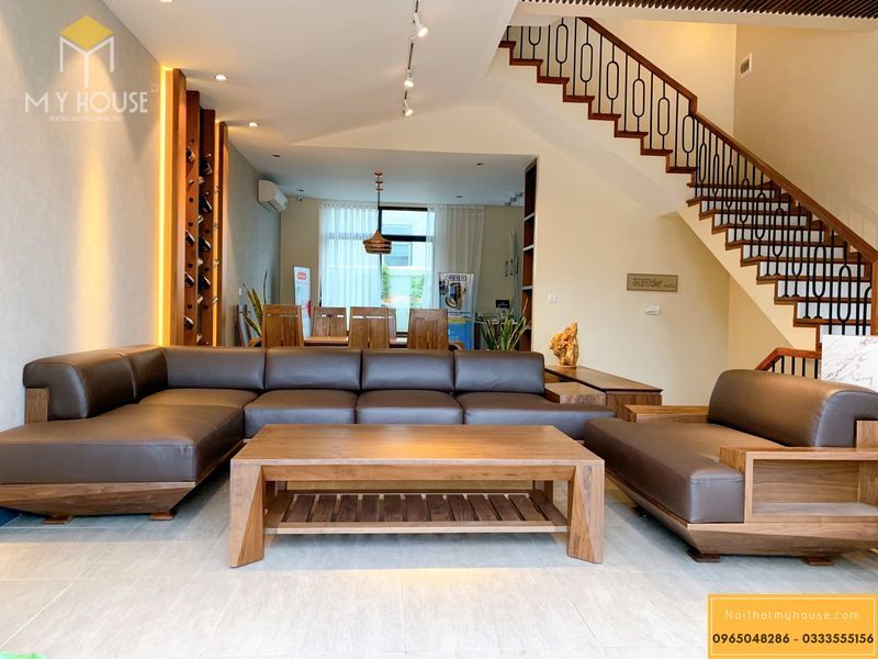 Sofa gỗ Thạch Thất 1