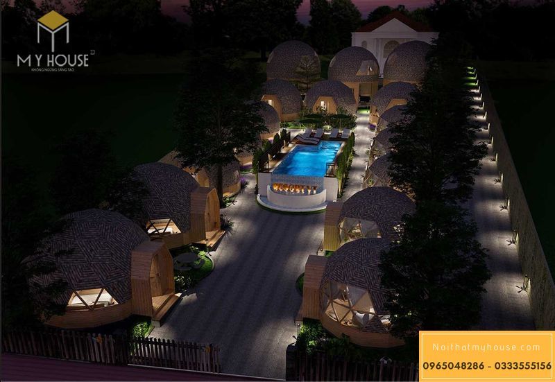 Thiết kế resort bungalow