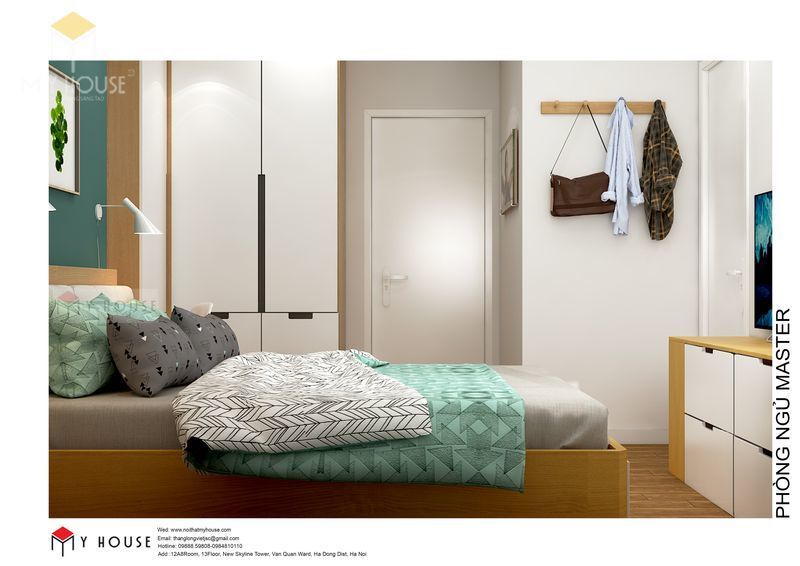 Nội thất phòng ngủ hiện đại tối giản - Phòng 2