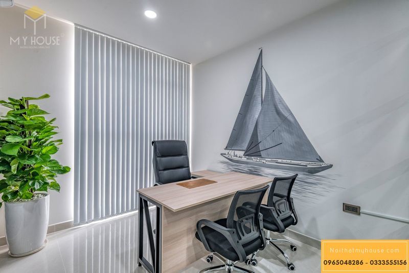 Mẫu thiết kế nội thất thông minh căn hộ Officetel  hiện đại - View 3