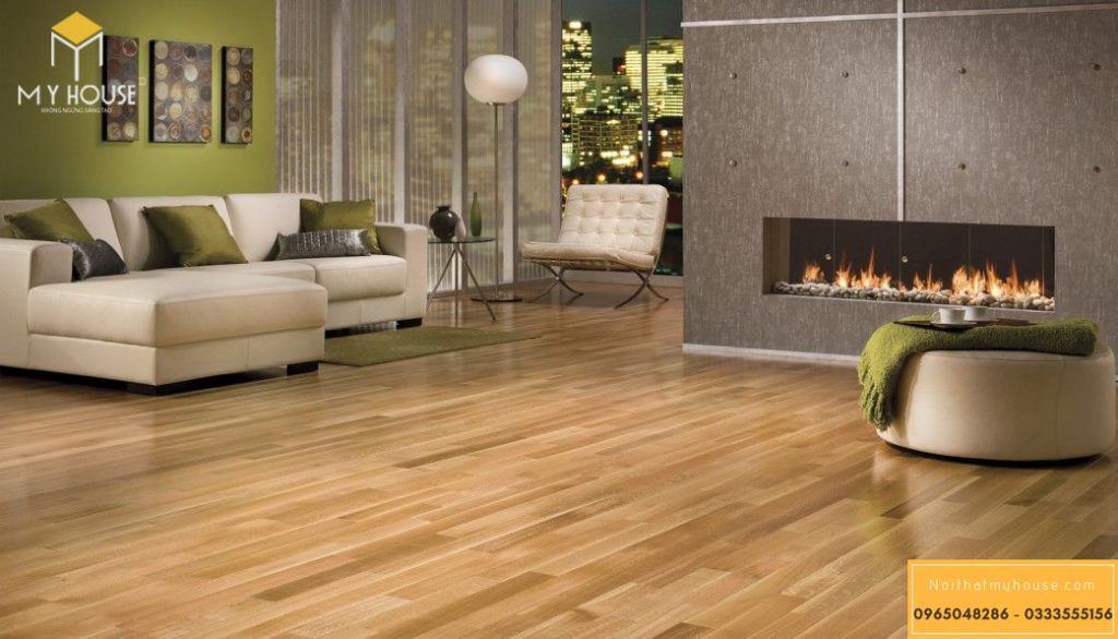 Sàn gỗ công nghiệp là loại vật liệu được sản xuất từ bột gỗ tự nhiên kết hợp với công nghệ ép nén cao để tạo ra vật liệu gỗ HDF