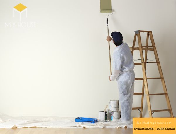 Giá sơn nhà ngoại thất, vật liệu + công nhân