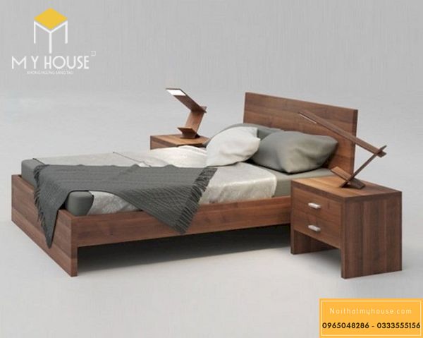 Giường ngủ đơn bằng gỗ -4