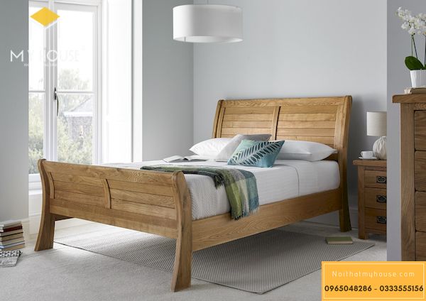 Giường ngủ đơn bằng gỗ -8