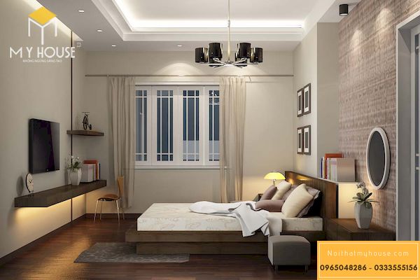Phòng ngủ phong cách đơn giản - Mẫu 5