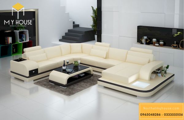 Sofa cho phòng khách lớn - Mẫu 5