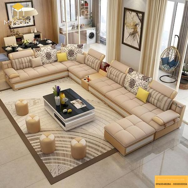 Sofa cho phòng khách lớn nhập khẩu