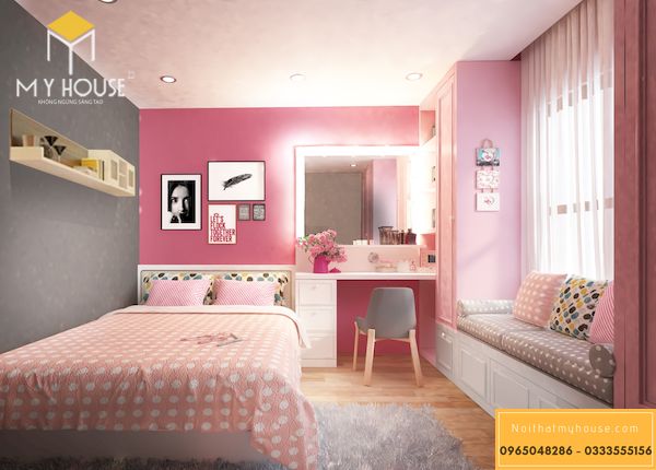 Thiết kế phòng ngủ cho bé gái - hình 24