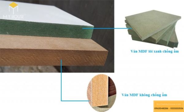 gỗ MDF phủ melamine