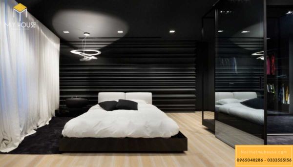 Phòng ngủ màu đen