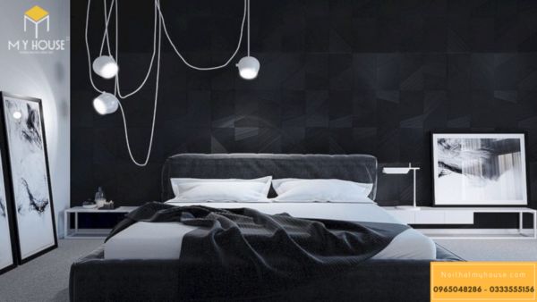 Phòng ngủ màu đen