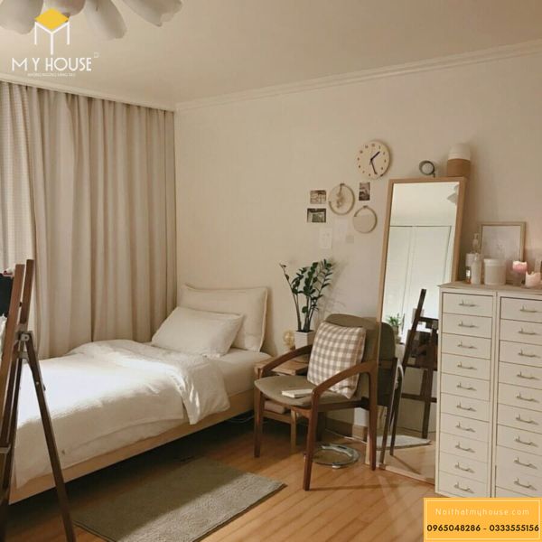 Trang trí phòng ngủ kiểu Hàn Quốc